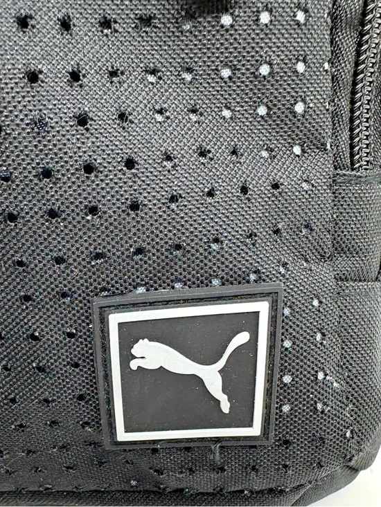 PUMA Grey and Black Crossbody Sling Bag 10”x8”x4” -UNISEX - Picture 4 of 8